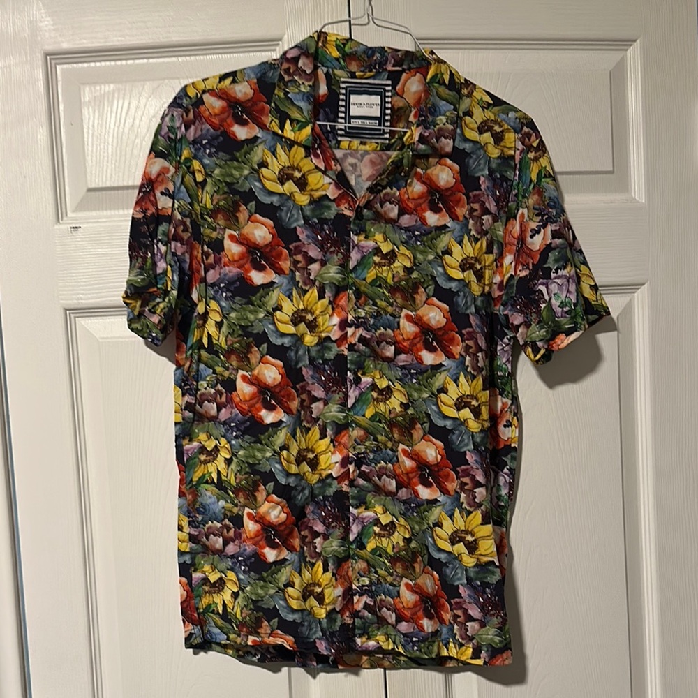 Floral Men's Shirt by Express